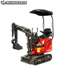 Ekskavator mini mikro XN660 bekerja di area akses sempit