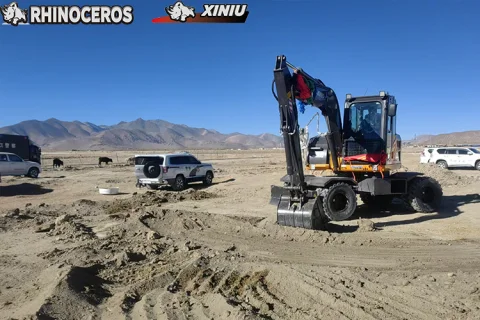 Excavator roda badak